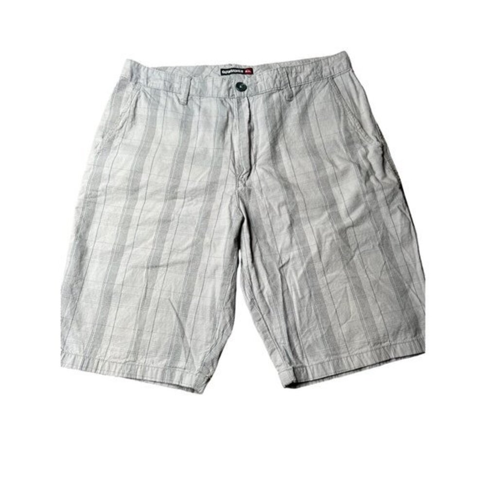 Quiksilver Tan Shorts 100% Cotton Size 32